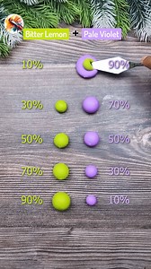 Bitter Lemon Vs Pale Violet Satisfying color mixing Clay Ep 364 #colormixing #colors #clay #shorts | Painting Concept