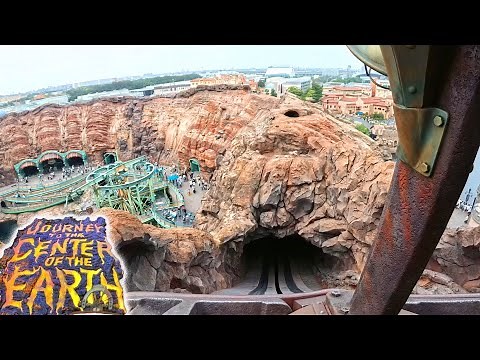 Journey to the Center of the Earth 4K Front Seat POV - Tokyo DisneySea - 東京ディズニーシー - 【公センター・オブ・ジ・アース