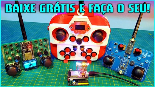 Novo Controle Remoto 20 Canais com ESP32 e ESP-NOW – Tutorial + Gerber Grátis