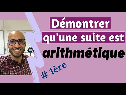 Démontrer qu'une suite est arithmétique