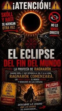 Skoll and Hati cause the ECLIPSE and the END OF THE WORLD #eclipse2026 #solareclipse #solareclips...