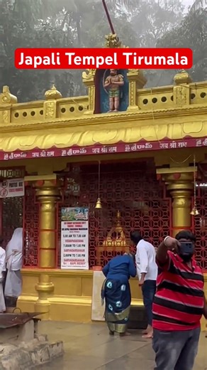 Japali Temple Tirumala 🙏 Hanuman Ji ka Pavitra Sthal | Hidden Place in Tirumala 🔱 | #shorts