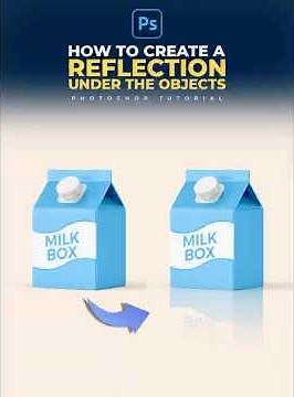 How to Create Reflections Under Objects—Photoshop Tips
