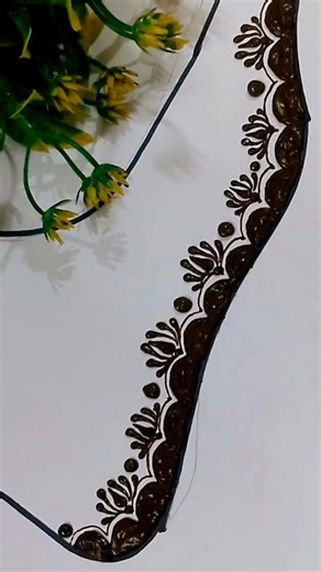 side foot mehndi designs tutorial #viral #mehndi #ytshorts