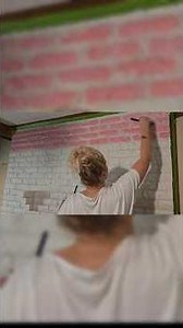 How To Do a 2 Tone Color Wash on a Brick Fireplace #diy