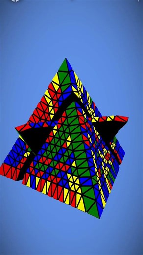 Solve the BIG Triangle Cube Puzzle Now