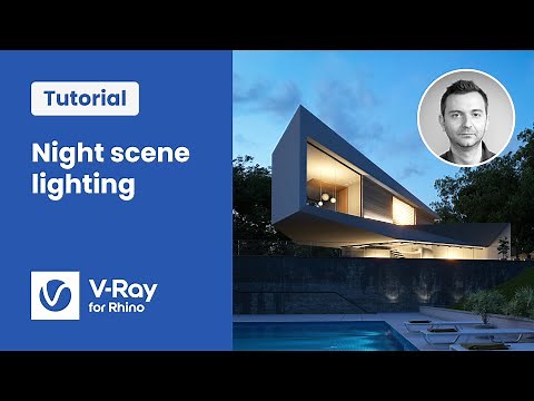 V-Ray for Rhino tutorial — Exterior evening lighting techniques