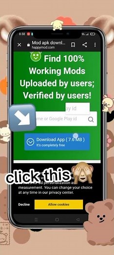 how to get happy mod only in (Samsung-android)