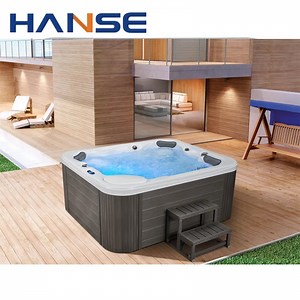 [Hot Item] Hydrorelax Massage Bathtub SPA 5 People Acrylic Luxury Inflatable SPA Hot Tub Outdoor Swimming Hot Tub