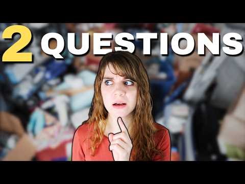 Finally letting go of years of junk (the only method that didn't overwhelm me)