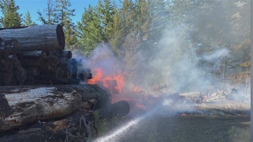 Wildfire off I-84 in Hood River County prompts Level 2 'Be Set' evacuations