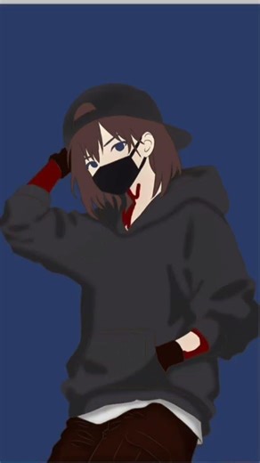 minimalis art work color and shading #anime #ibispaintx #coloring #shading #art #shorts