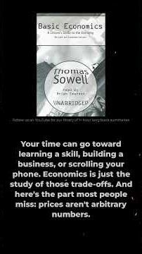 Basic Economics by Thomas Sowell — Summary