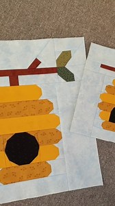 Beehive FPP Quilt Block Perfect for Spring and Summer Themed Patchwork and Quilt Projects, Comes With Two Block Sizes and Two Door Options. - Etsy