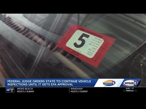 Federal judge halts New Hampshire law that aims to end vehicle emissions tests