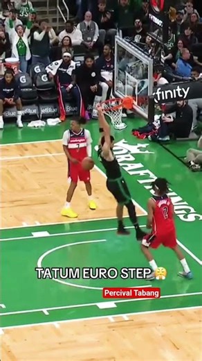 Tatum euro step 😳🔥 #nba #basketball #jaysontatum ##highlights