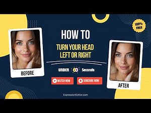 How to Turn Your Head Left or Right With AI (Under 60 Seconds) - Expression Editor AI Tutorial