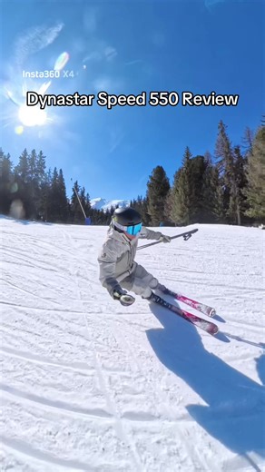 Dynastar Speed 550 Ski Review: Fast and Grippy Performance