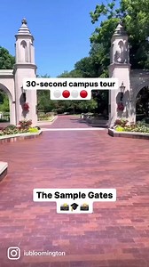 9.4K views · 436 reactions | Sightseeing has never been easier with our 30-second campus tour! What's your favorite spot on campus? ⚪  | Indiana University | Facebook