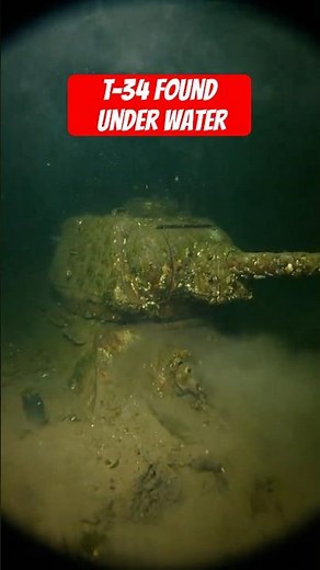 LOST Sovyet WW2 T-34 Tank found under Water