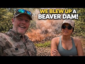Tannerite vs Beaver Dam! Family Day & How Fast Beavers Rebuild.