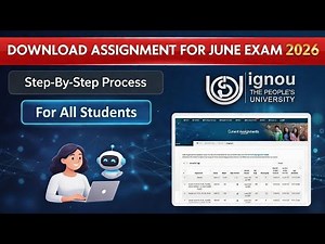How to Download IGNOU Assignment 2026 | Easy Step-by-Step Guide | Official Website🔥👍.