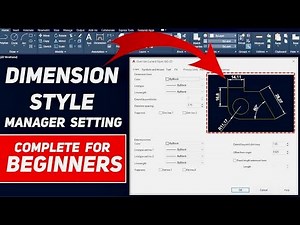 AutoCAD Dimension Style Settings | AutoCAD Dimension Settings Complete for Beginners |