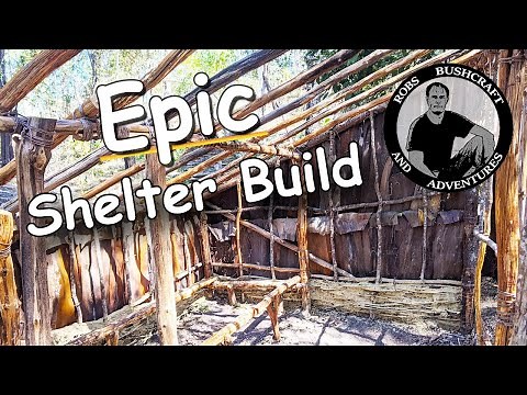 Long Term Wilderness Shelter Build Part 1 of 3