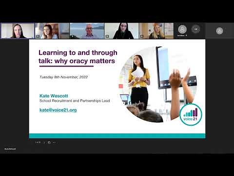 Learning through and to talk: why oracy matters with Voice 21