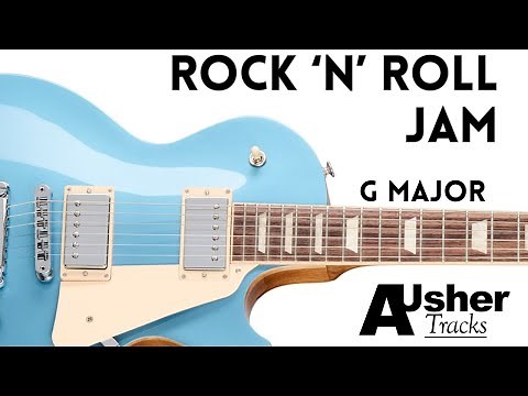 Rock 'n' Roll Jam Guitar Backing Track in G major
