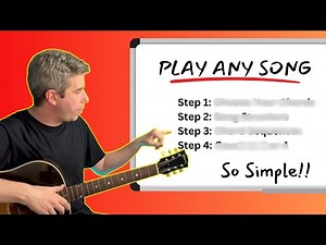 Guitar Instructor Shows How To Easily Play Songs On Guitar