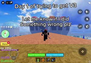 Trying to get V3#roblox#bloxfruits#v3#fyp#foryou | how to get human v2