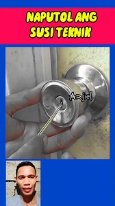 Sirang lock sa pinto no problem #diy | Arjiel Paglinawan Caparros