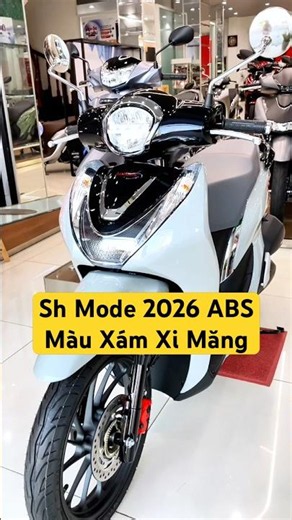 Honda Sh Mode 2026 ABS Sport Edition - Cement Gray #shmode2026 #sportedition #shorts