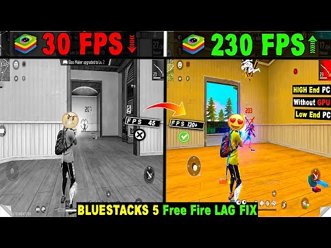 🔧Bluestacks 5 Lag Fix 2025 |🔥 Best Settings For High & Low End PC Free Fire - Full Detail Video