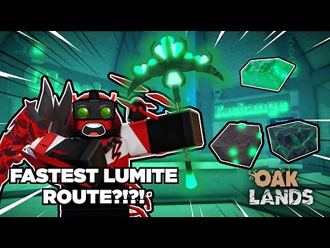 Fastest Way To Get LUMITE In Oaklands! | Roblox