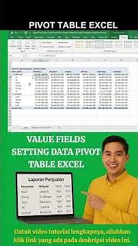 Learn Value Field Settings for Pivot Table Data in Microsoft Excel | Create Pivot Table Data Form...