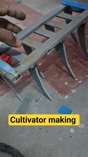 DIY Cultivator Making for RC Tractor | Mini Tractor Attachment Build | #rctractor #shorts