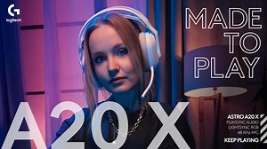 Introducing the ASTRO A20 X Wireless Headset. 🔄 2-system PLAYSYNC AUDIO switching for PlayStation, Xbox, Switch, Handheld and PC 🎧 PRO-G Audio drivers 🎙️ 48 kHz high resolution mic 🛜 24-bit LIGHTSPEED Wireless Bluetooth USB-C Get yours // https://bit.ly/46h6Idy | Logitech G