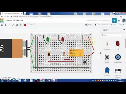 T3 How a Relay Circuit Works with Tinkercad