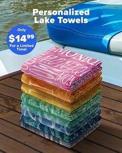 🌊 Make beach time fun with customized towels for all your kids – soft, unique, and special just for them! | Personal Creations