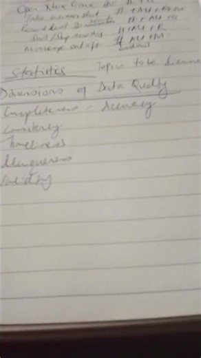 Dimensions of data quality