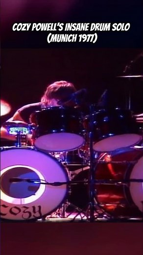Cozy Powell’s INSANE Drum Solo – Munich 1977