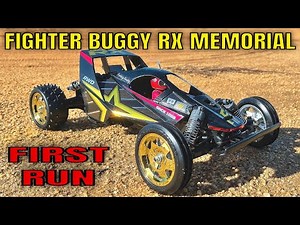 Tamiya Fighter Buggy RX Memorial First Run - BMX Track | Tamiya Sport Tuned Motor & 2S LiPo Battery