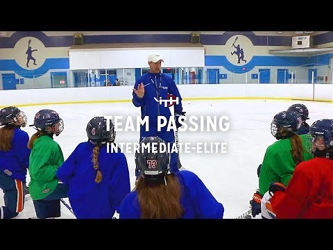 Neutral Zone Partner Passing Drill