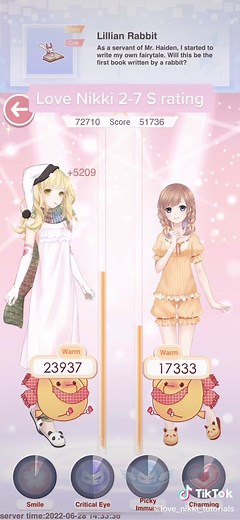 Love Nikki Chapter 2-7 Princess S Rating Guide