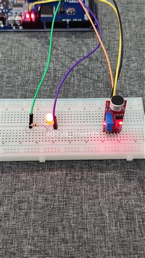 Clap Switch LED 💡👏 | Arduino Sound Sensor Project #Arduino #ClapSwitch #SoundSensor