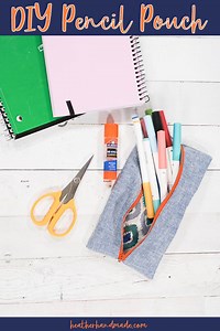 Easy DIY Pencil Pouch