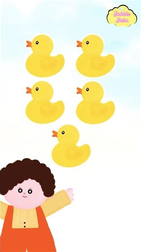 Slow counting for kids - count till 5 with Gobble