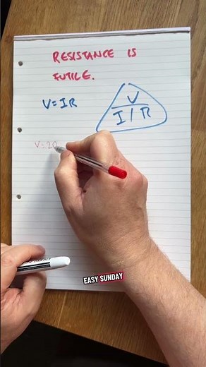 Resistance is futile. We all use this law! #electrical #engineering